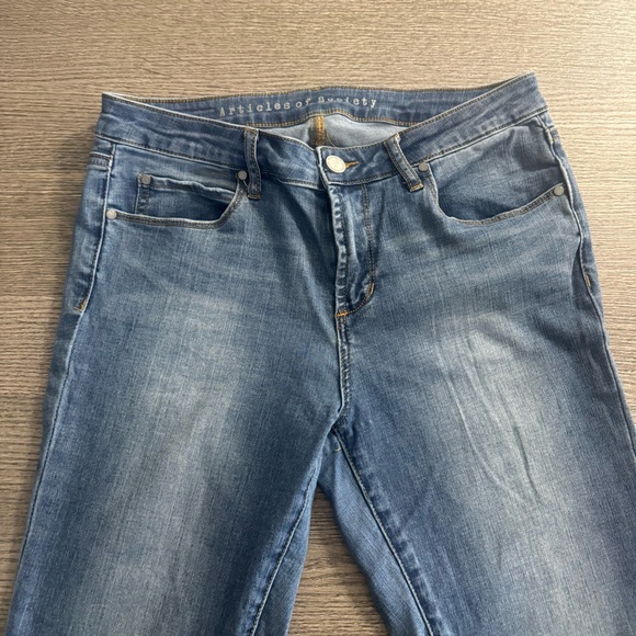 ARTICLES OF SOCIETY Jeans Women’s Size 29 Blue Distressed Hem Denim - Picture 3 of 8